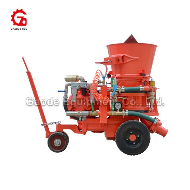 GAODETEC GZ-5AR Reliable Air Motor Refractory Gunning Machine For Kiln Repairs